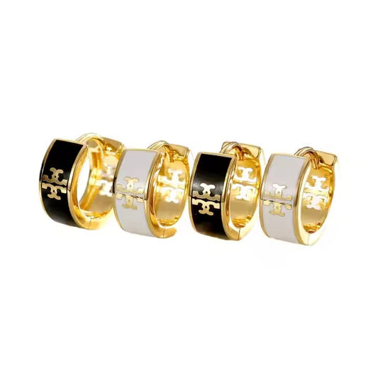 High-Quality 18K Gold Plated Huggie Hoop Earrings – Silver/Gold Finish